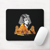 Ägyptische Königin Kleopatra Kopf Pyramid Ancient  Mousepad (Mit Mouse)