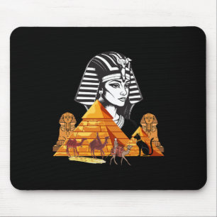 Ägyptische Königin Kleopatra Kopf Pyramid Ancient Mousepad