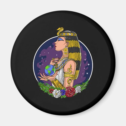 Ägyptische Königin Kleopatra Magnet (Vorne)