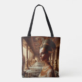Ägyptische Königin Majestic Art: Altes Königtum Go Tasche (Rückseite)