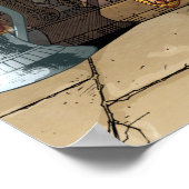 Ägyptische Königin mit Panther Poster (Ecke)