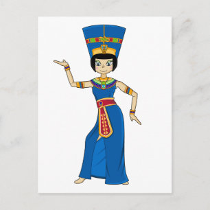 Ägyptische Königin Nefertiti Postkarte