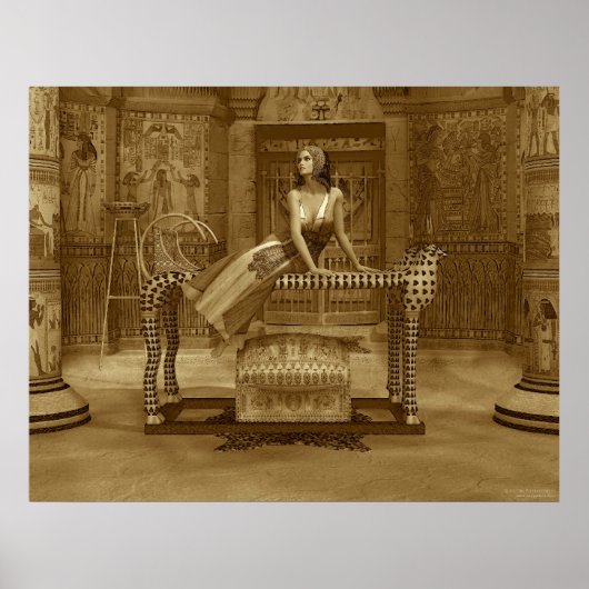 Ägyptische Königin Poster (Vorne)