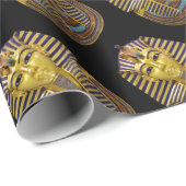 Ägyptische Königliche Goldene Maske Geschenkpapier (Rolleneckpunkt)
