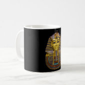 Ägyptische Königliche Goldene Maske Kaffeetasse (Vorderseite Links)