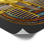 Ägyptische Königliche Goldene Maske Poster (Ecke)