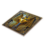 Ägyptische Königliche Goldene Maske - Tutankhamun Fliese (Seite)