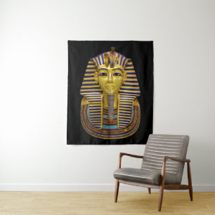 Ägyptische Königliche Goldene Maske Wandteppich