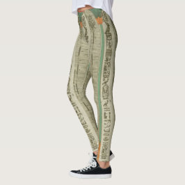 Ägyptische Kunst-Druck-Leggings Leggings