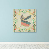 Ägyptische Kunst Leinwanddruck (Insitu (Holzboden))