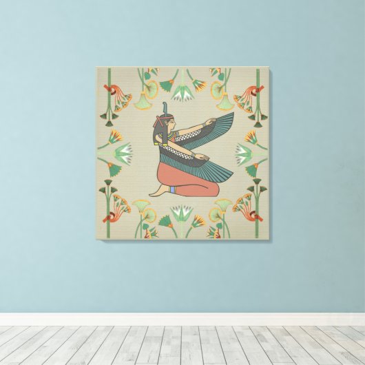 Ägyptische Kunst Leinwanddruck (Insitu (Holzboden))