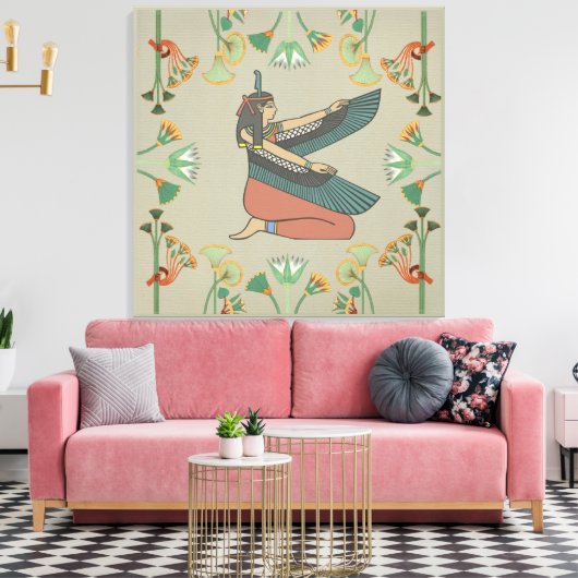 Ägyptische Kunst Leinwanddruck (Insitu (Wohnzimmer))