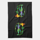 Ägyptische Kunst mit Lotus Blume Handtuch (Vertikal)