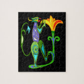 Ägyptische Kunst mit Lotus-Blume Puzzle (Vertikal)