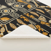 Ägyptische Kunst traditionelle Goldgrenze schaffen Sherpadecke (3/4)