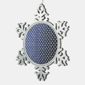 Ägyptische Kunst wird wiederhergestellt Schneeflocken Zinn-Ornament (Rechts)