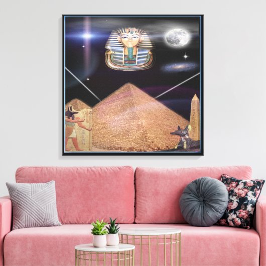 Ägyptische Leinwand (Insitu (Wohnzimmer))