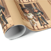 Ägyptische Liebe Geschenkpapier (Rolleneckpunkt)