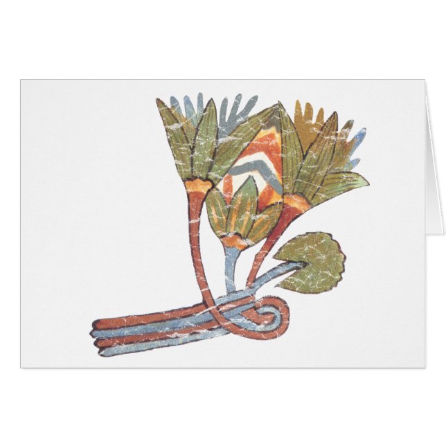 Ägyptische Lotus-Blume (Vorderseite (Horizontal))