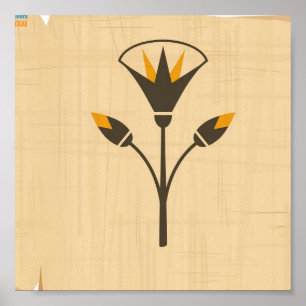 Ägyptische Lotus-Blume Poster