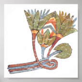 Ägyptische Lotus-Blume Poster (Vorne)