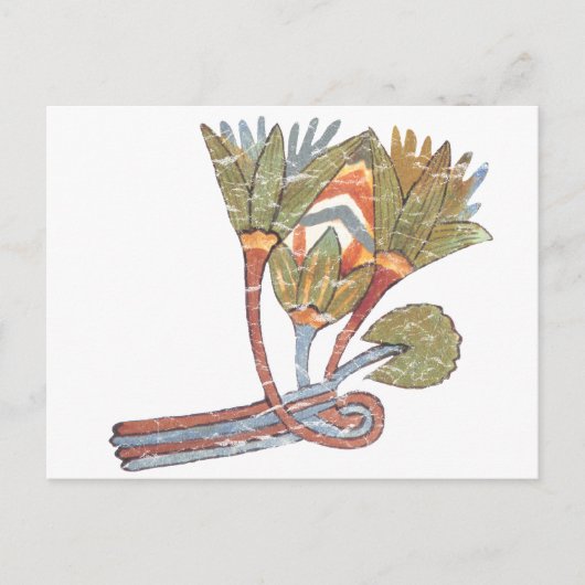 Ägyptische Lotus-Blume Postkarte (Vorderseite)