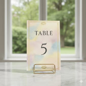 Ägyptische Lotus-Tischnummer Tischnummer