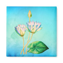 Ägyptische Lotus Vintage botanische Illustration