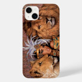 Ägyptische Löwengöttin Prinzessin Case-Mate iPhone Hülle (Rückseite)