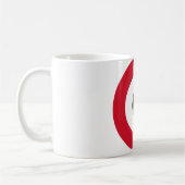 Ägyptische Luftwaffe Roundel Kaffeetasse (Links)