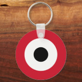 Ägyptische Luftwaffe Roundel Schlüsselanhänger (Vorderseite)