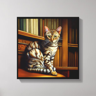 Ägyptische Mau-Katze Leinwanddruck