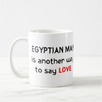 ägyptische mau Liebe Kaffee Tasse