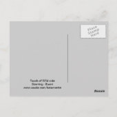 Ägyptische Mau Mix Hübsche Katze Postkarte (Rückseite)