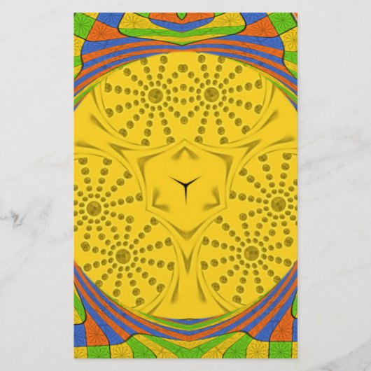 Ägyptische Motif Art Print Checkered Frame Design Briefpapier (Vorderseite)