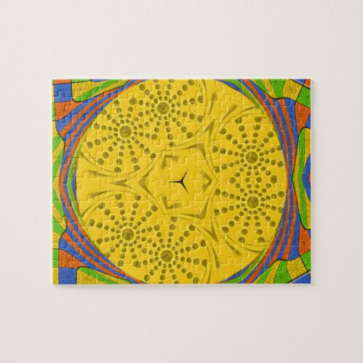 Ägyptische Motif Art Print Checkered Frame Design Puzzle (Horizontal)