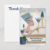 Ägyptische Motif Collage Dankeskarte (Vorne/Hinten)