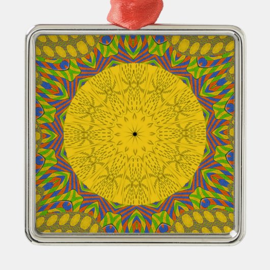 Ägyptische Musterkunst Silbernes Ornament (Vorne)