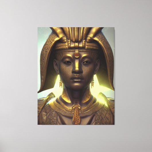 Ägyptische Osiris Canvas Print Leinwanddruck (Vorderseite)