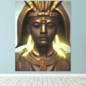 Ägyptische Osiris Canvas Print Leinwanddruck (Insitu (Holzboden))
