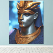 Ägyptische Osiris Canvas Print Leinwanddruck (Insitu (Holzboden))