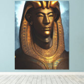Ägyptische Osiris Canvas Print Leinwanddruck (Insitu (Holzboden))