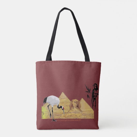 "Ägyptische Owls" Tasche (Rückseite)