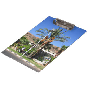 Ägyptische Palmen Klemmbrett