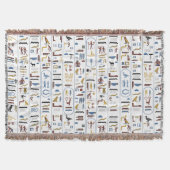 Ägyptische Pharao Hieroglyphen Decke (Vorderseite)