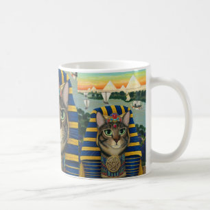 Ägyptische Pharao-Katze Bastet Ägypten Kaffeetasse