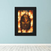 Ägyptische Pharao Tutankhamen Kunststudie II Leinwanddruck (Insitu (Holzboden))