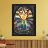 Ägyptische Pharao Tutankhamen Kunststudie Leinwanddruck (Insitu (Wohnzimmer))