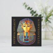 Ägyptische Pharao Tutankhamun Hi-Def-Flachkarte (Stehend Vorderseite)