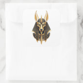ägyptische Pharaonen Quadratischer Aufkleber (Tasche)